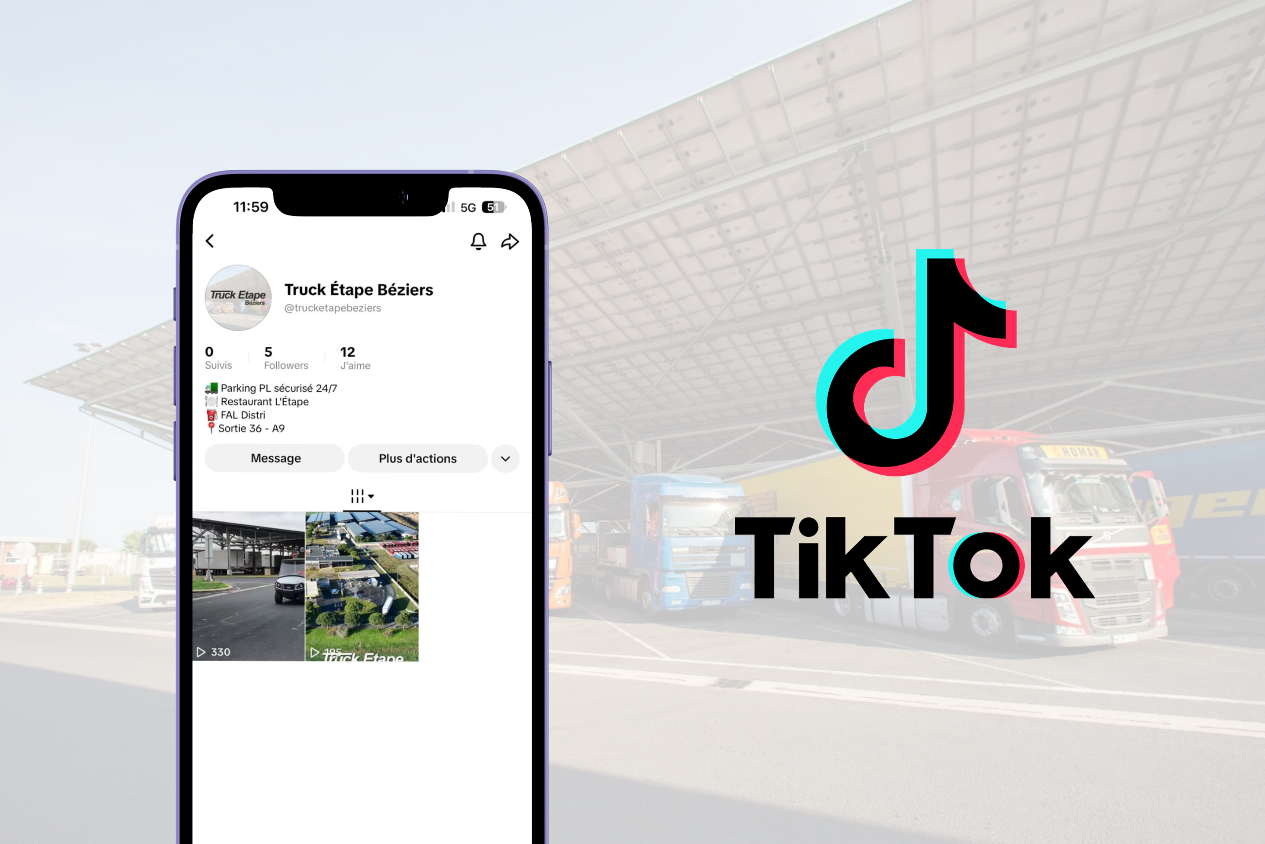 Truck Etape Béziers sur TikTok